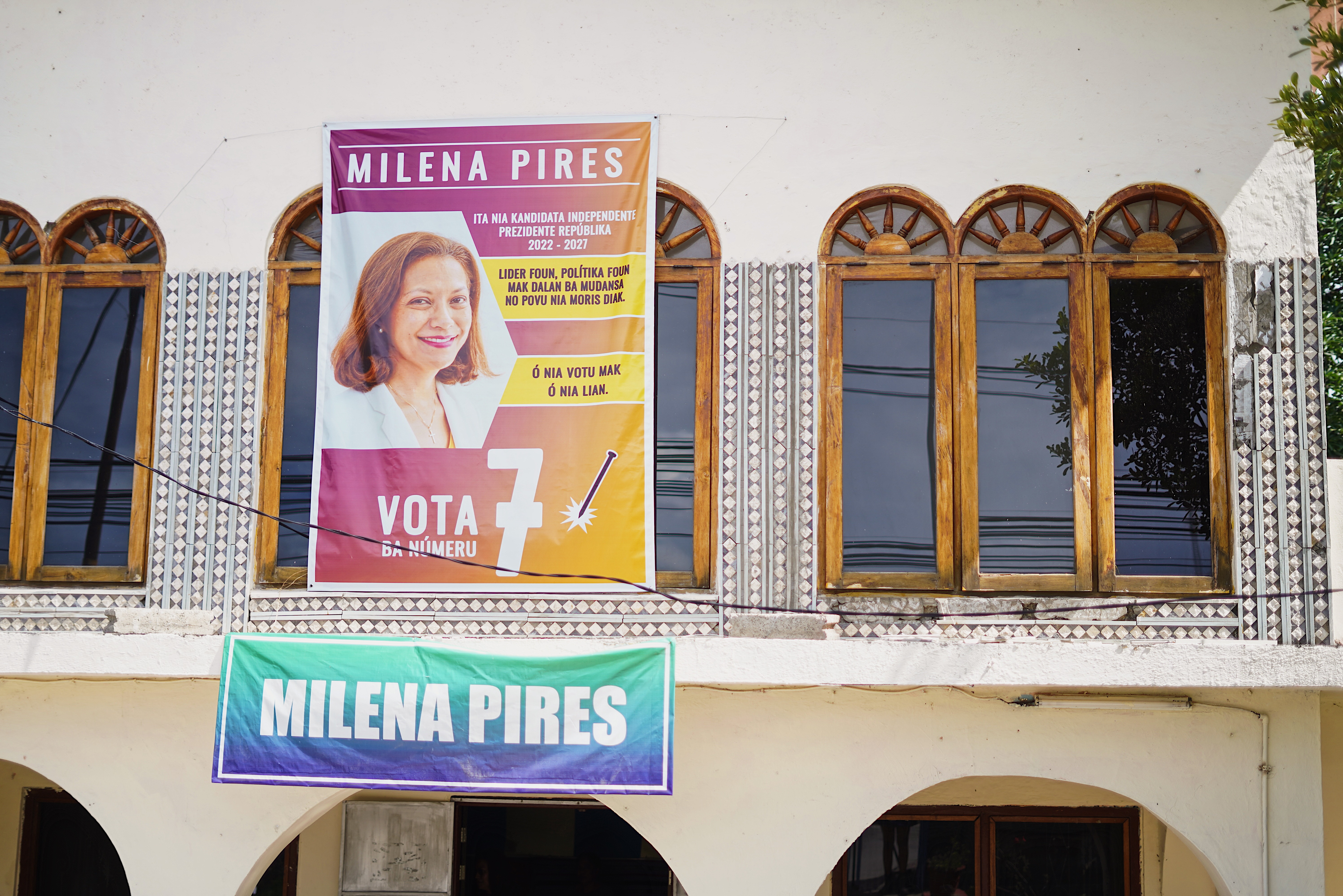 Milena campaign poster