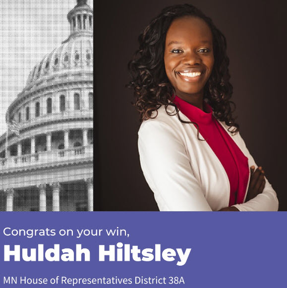 Huldah Momanyi Hiltsley mshindi wa uchaguzi wa District 38A katika bunge la Minnesota.jpg
