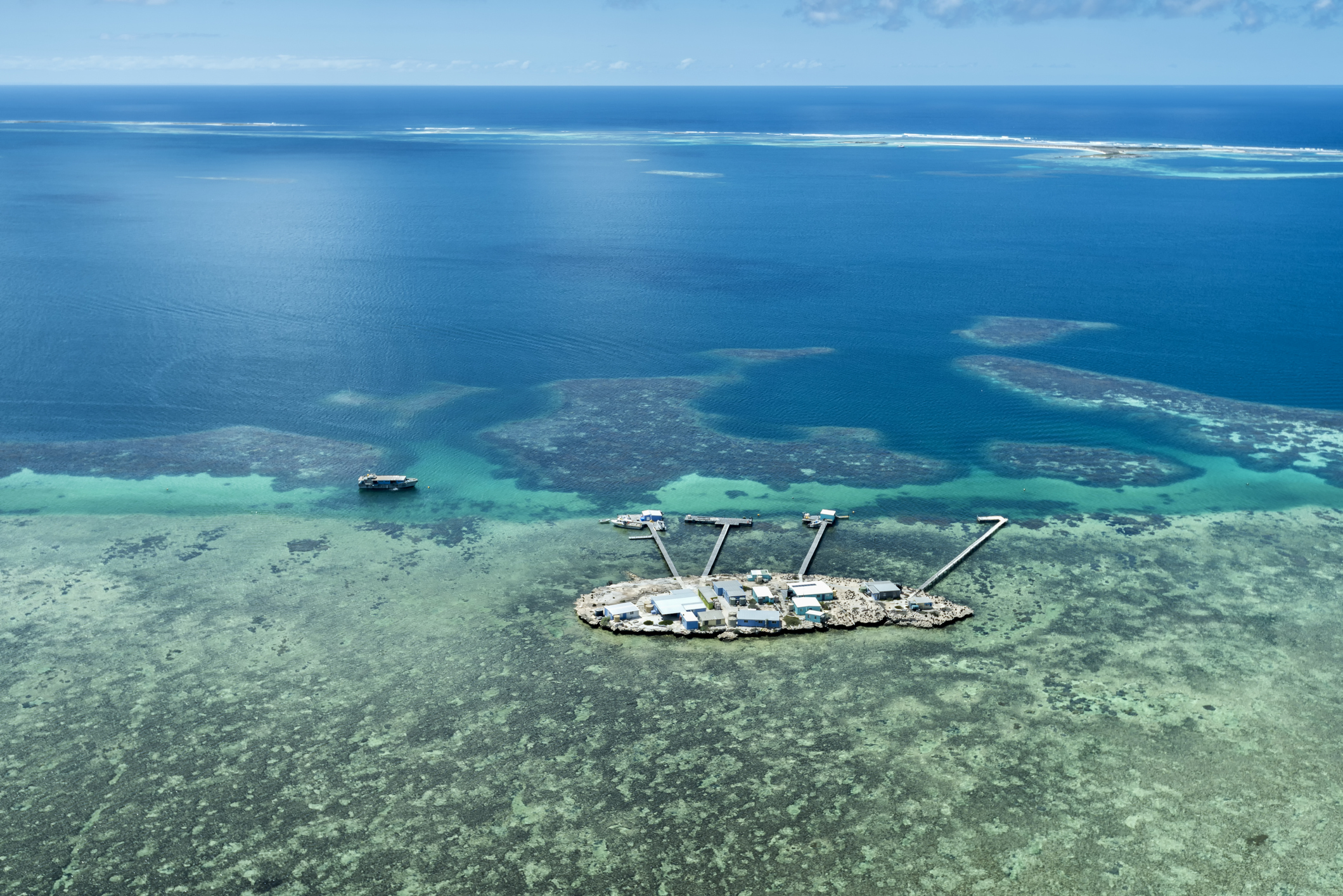 View of abrolhos islands