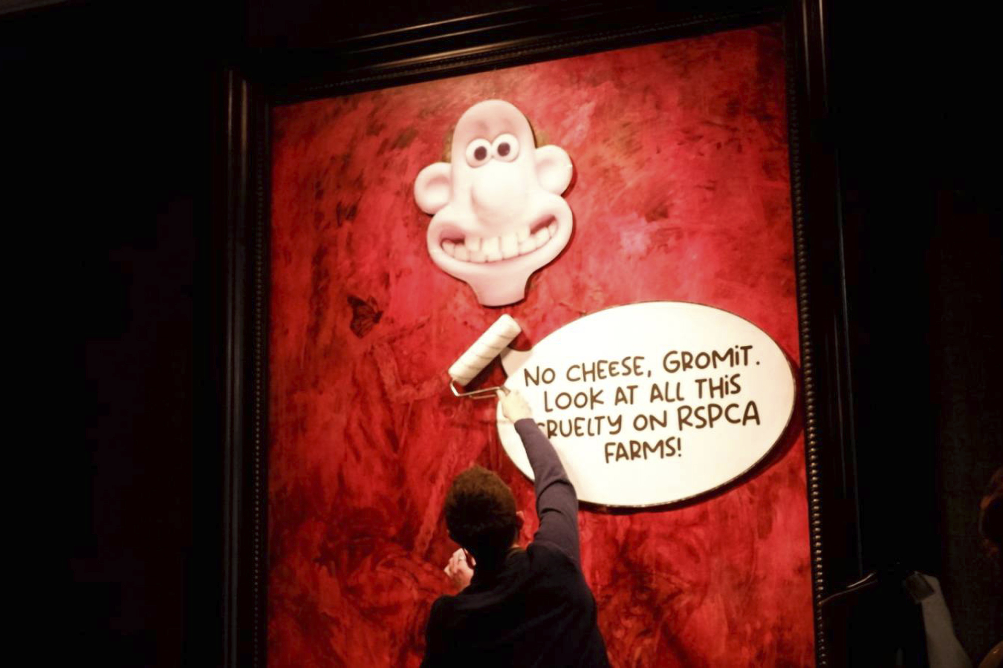Activists stick cartoon face on King Charles portrait in protest over animal welfare - Vimarsana News