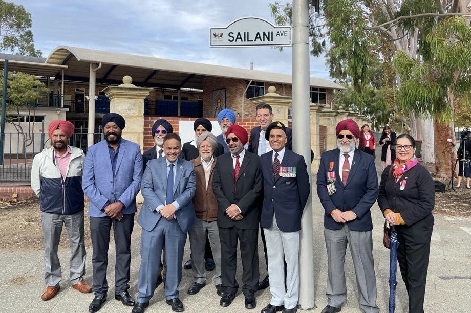 'What a thrill': Perth street is renamed to honour a Sikh Anzac - Vimarsana News