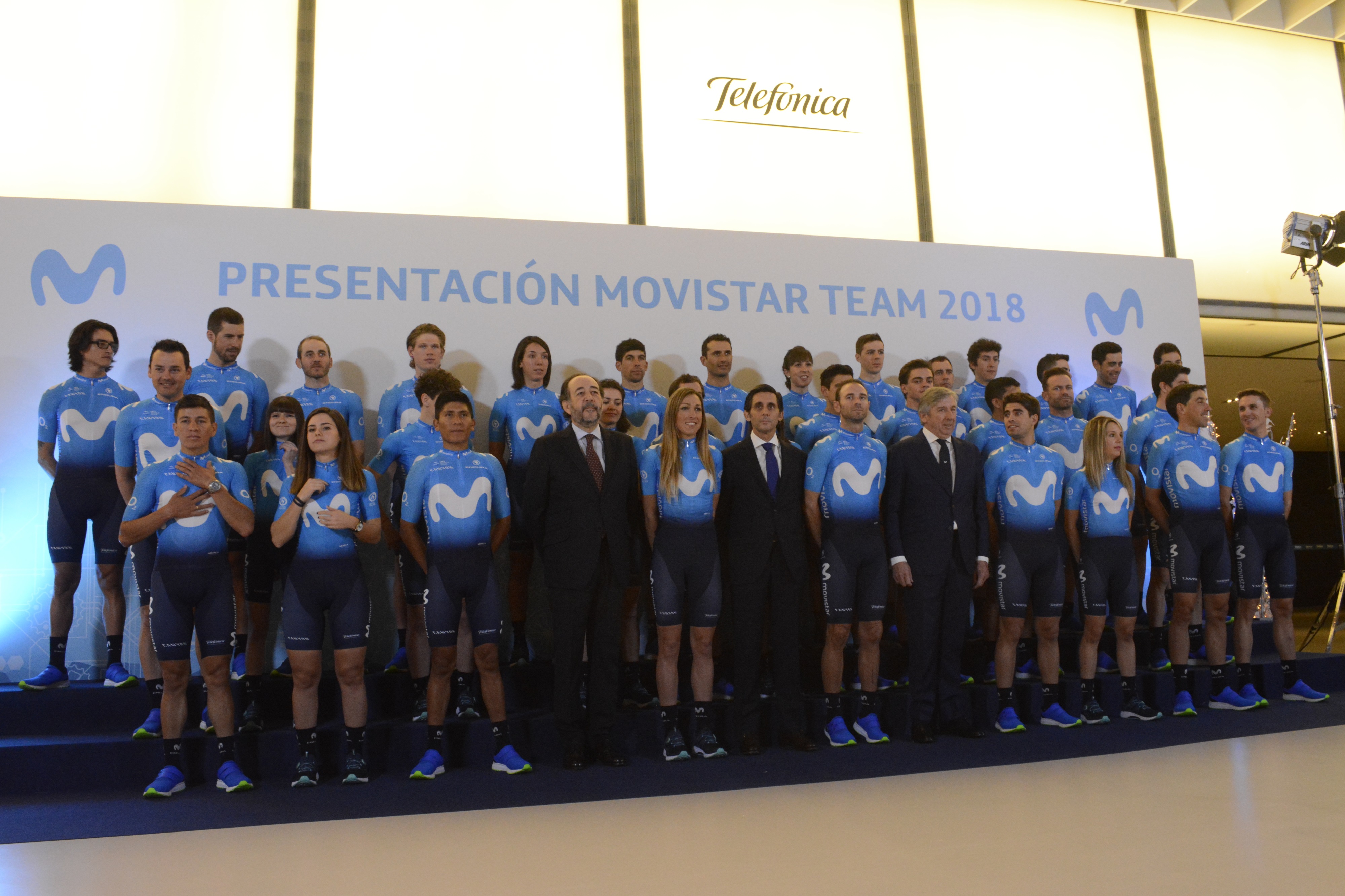 Launch of the 2018 Movistar men's and women's teams (Movistar)