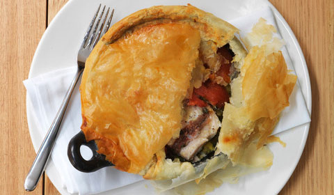 Baked snapper pie