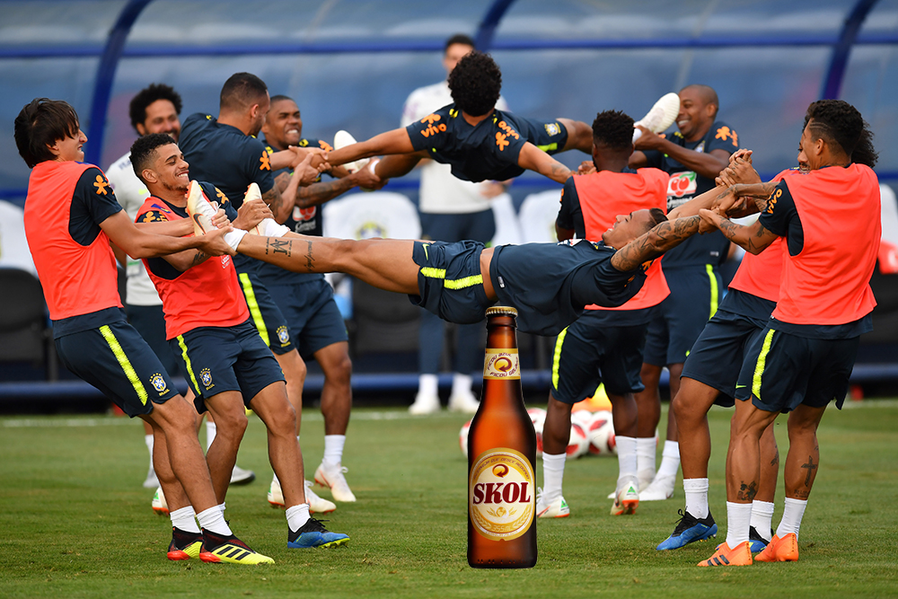 Brazil training session World Cup 2018
