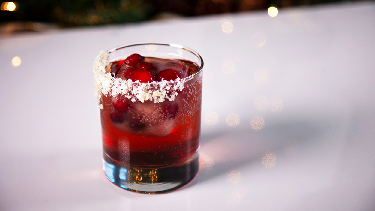 Cranberry ginger tequila