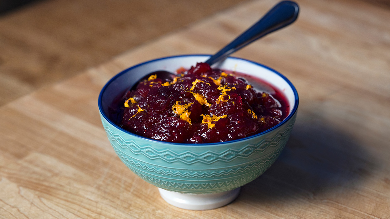 Cranberry burnt orange marmalade