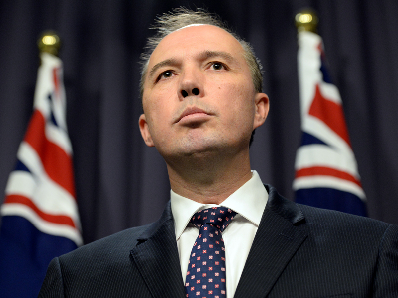 Peter Dutton's comments were poorly recieved by some Melbourne residents.