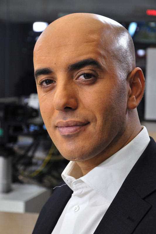 French criminal Redoine Faid poses prior to an interview with French all-news TV channel, LCI, as he was promoting his book.