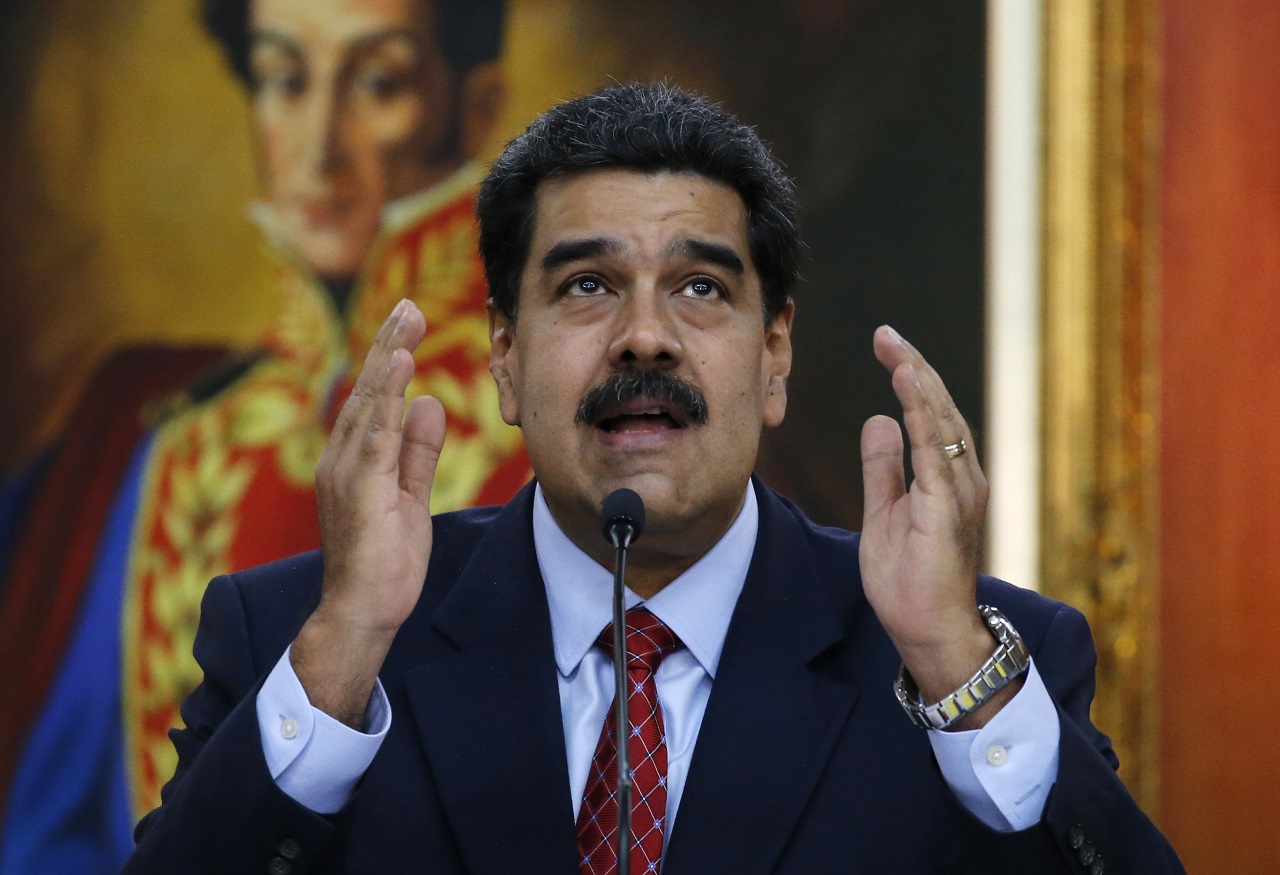 Venezuelan President Nicolas Maduro in Caracas, Venezuela.