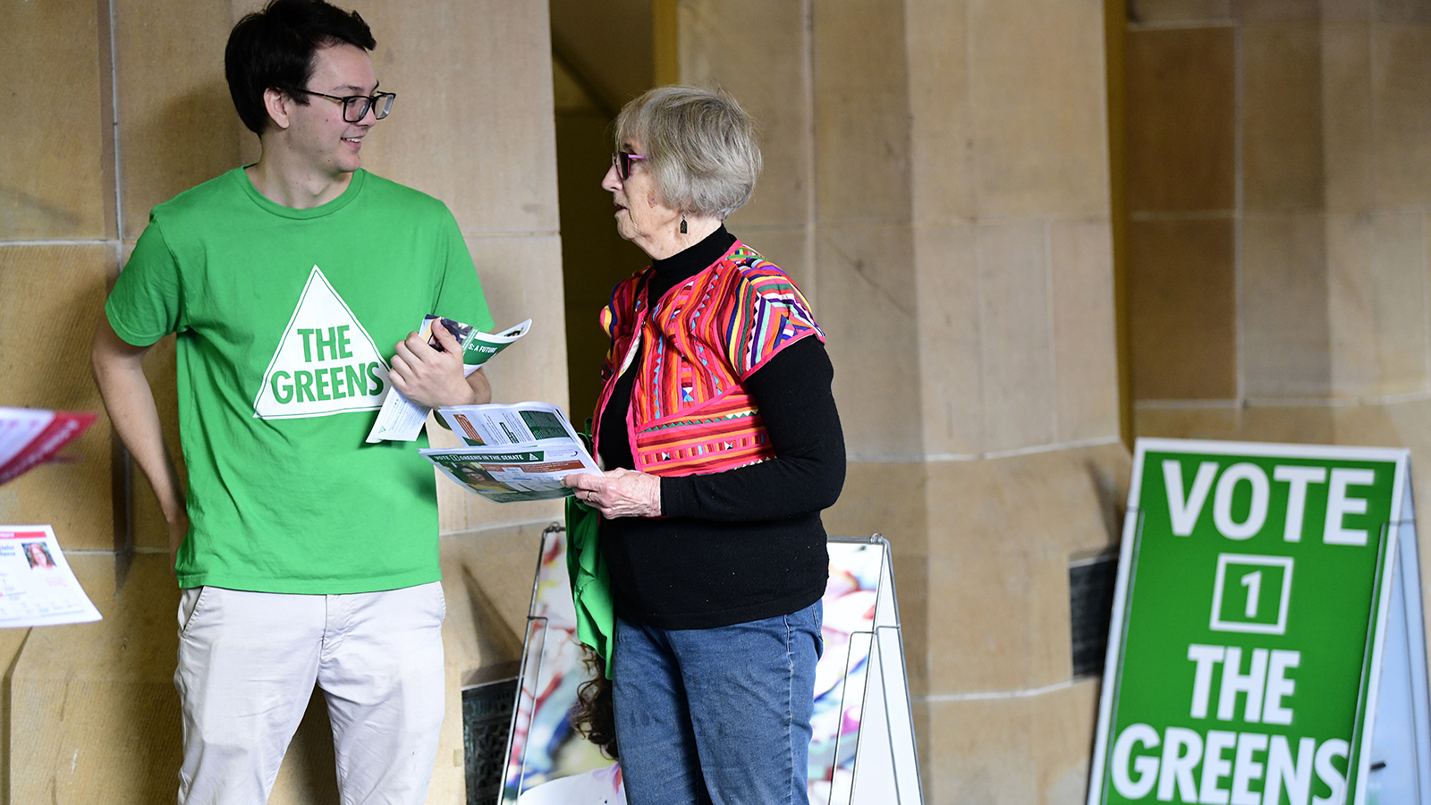 Greens support
