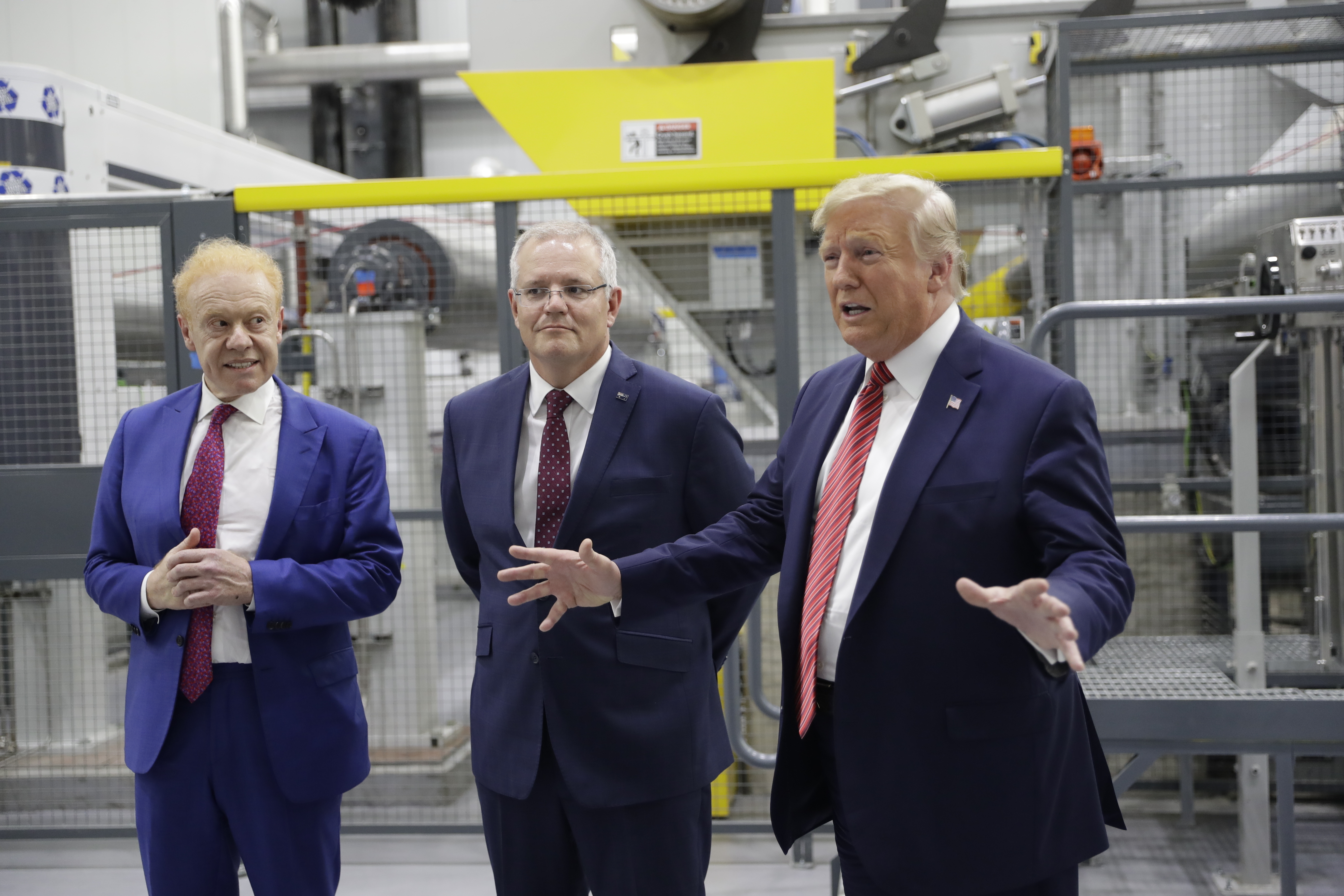 President Trump, Prime Minister Morrison and Anthony Pratt tour of Pratt Industries.