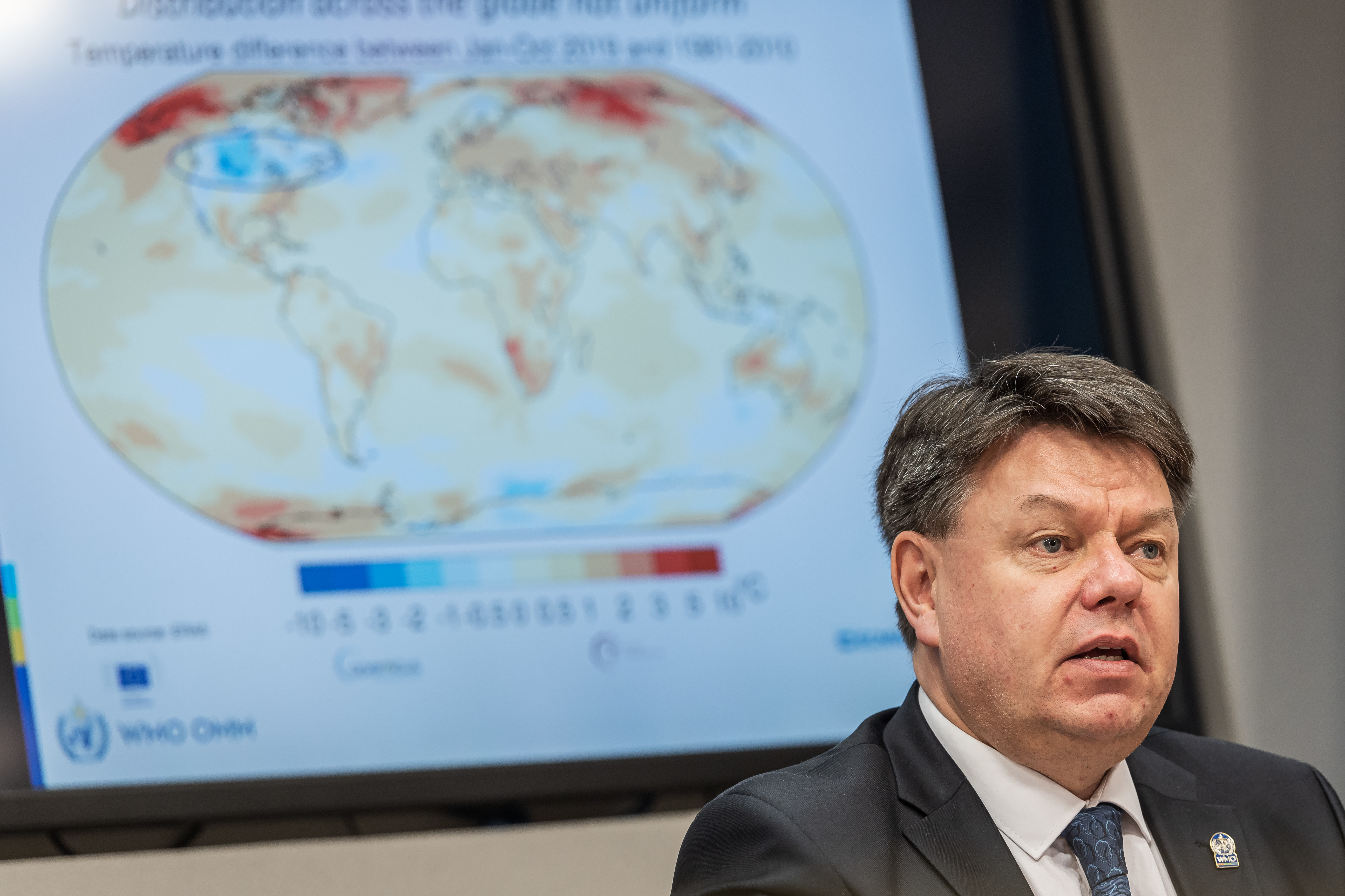 World Meteorological Organization Secretary-General Petteri Taalas during the organisation's latest State of the Climate report earlier this year.