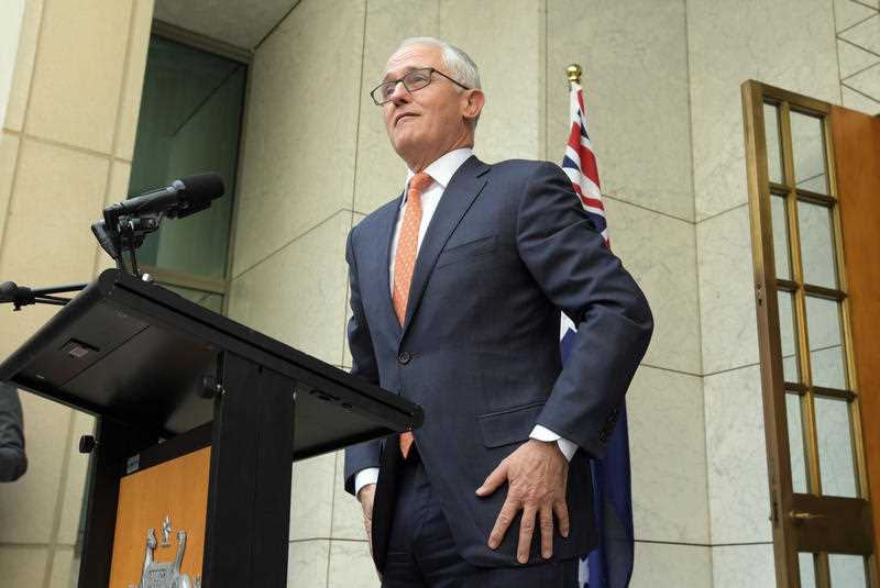 Mr Turnbull speaks with the media for the last time on Friday.