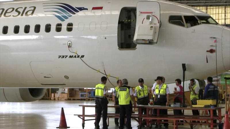 A Boeing 737 Max 8 aircraft.
