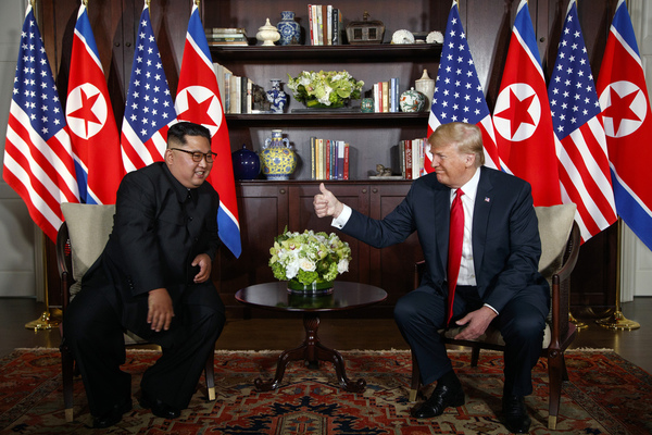 North Korea's Kim Jong-un, Donald Trump hold high-stakes nuclear summit in Singapore