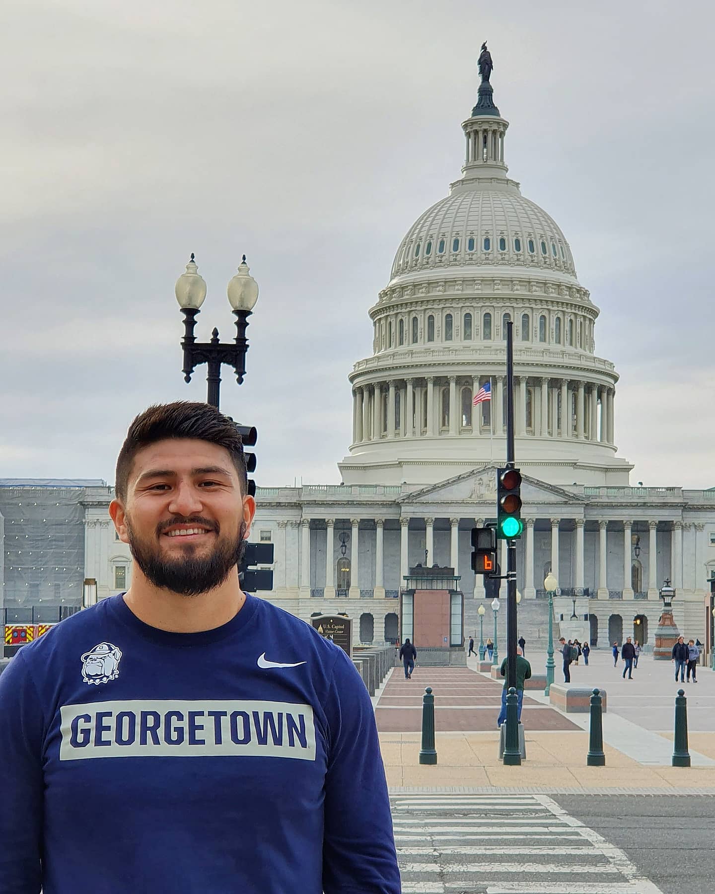 Abbas has recently returned from a Fulbright scholarship in the United States. 