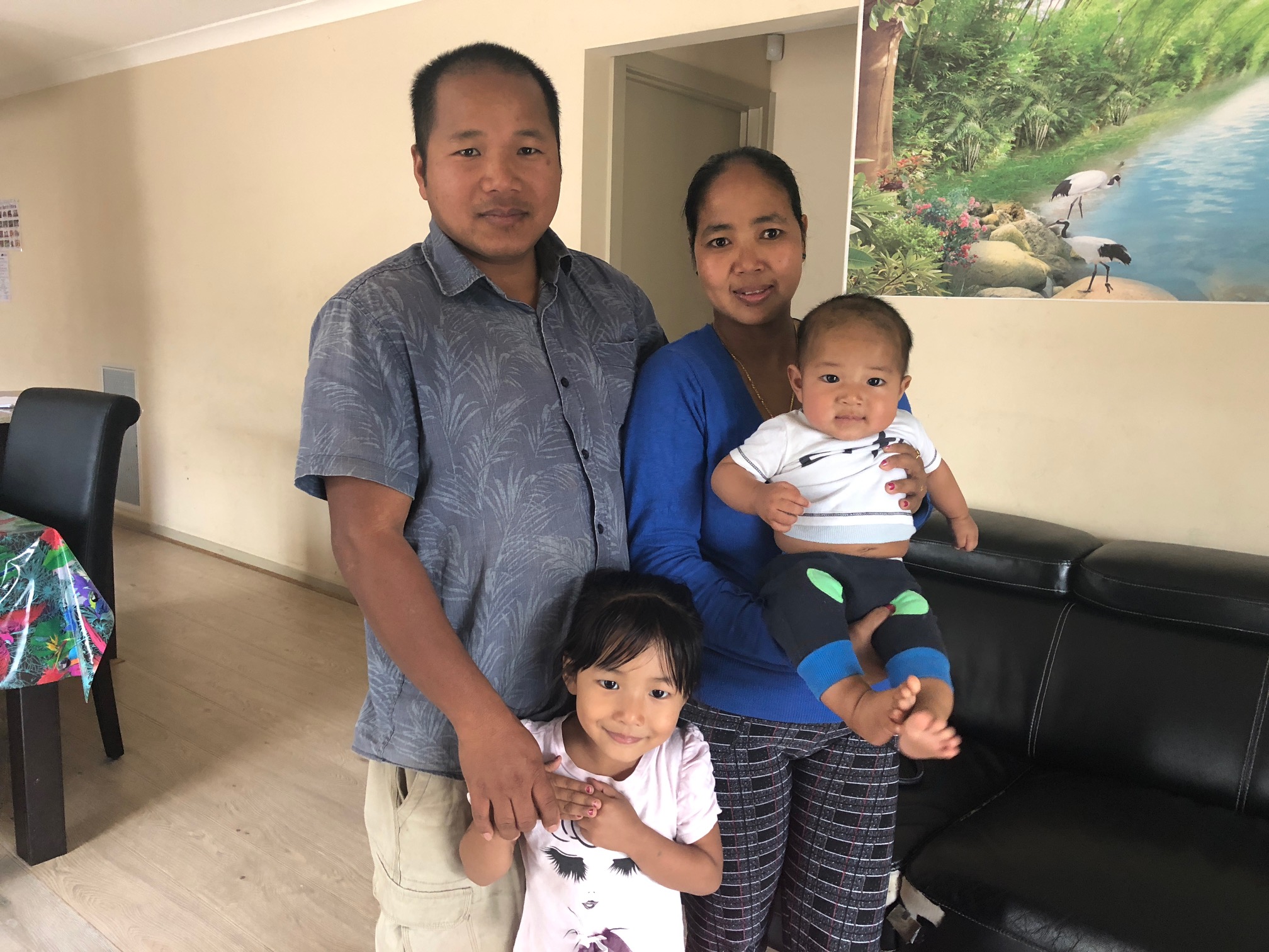 Biak Thwang Urai and family