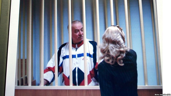 Sergei Skripala retired Russian colonel was convicted for 13 years imprisonment for spying.