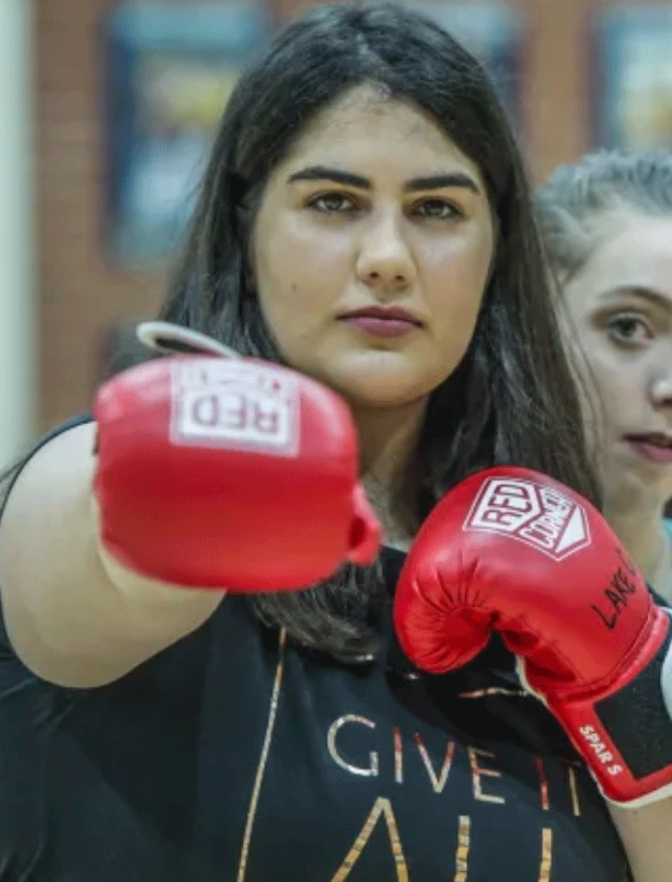 Caitlin founded Jasiri Australia, which teaches self-defense skills to young women.