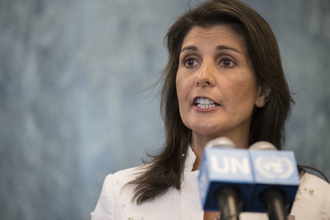American Ambassador to the United Nations Nikki Haley has said some countries are undermining the sanctions against North Korea.