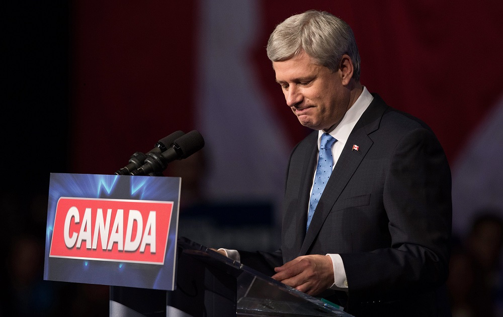 Conservative Leader Stephen Harper