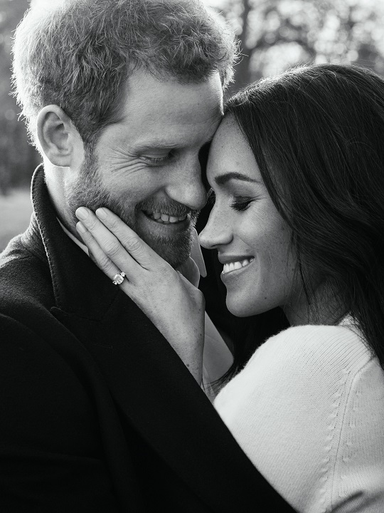Kensington Palace posted the photos on its Twitter page, saying as a 'thank you' the couple wanted to share the portraits.