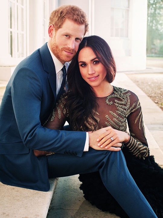 The photographs were taken by Alexi Lubomirski earlier this week at Frogmore House, Windsor.