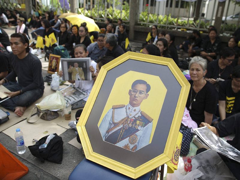 late Thai King Bhumibol Adulyadej