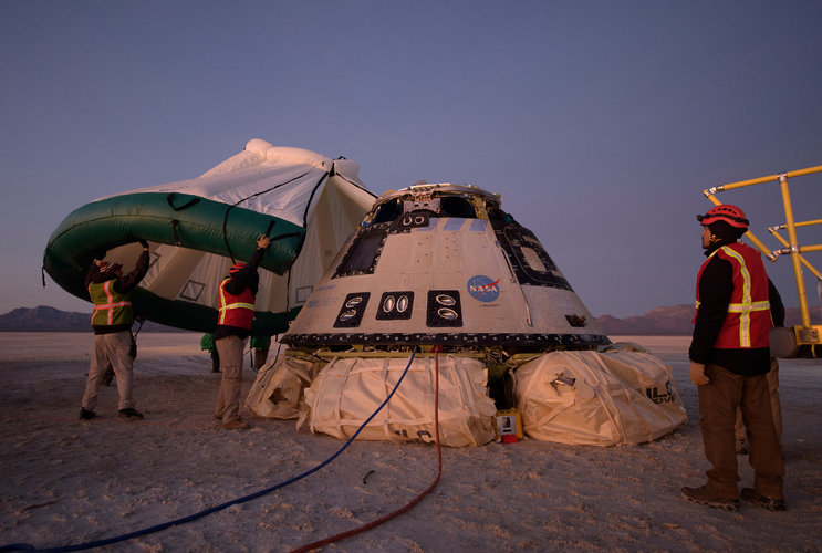 Boeing Co's new astronaut capsule failed after liftoff to climb high enough in orbit to reach the International Space Station.