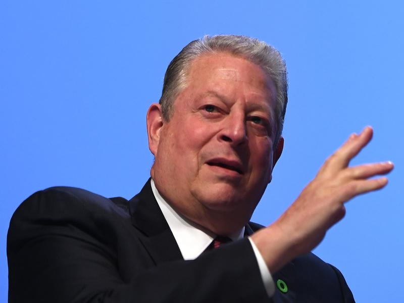 Former US vice president Al Gore was circumspect on Adani's mine at a Brisbane climate conference.