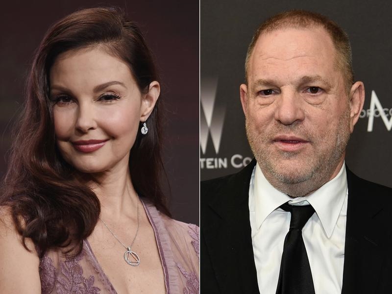 Ashley Judd and Harvey Weinstein