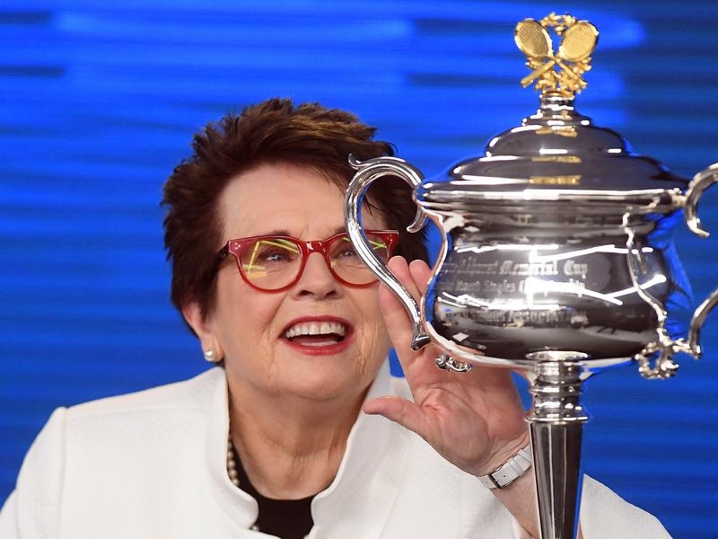 Former tennis player Billie Jean King