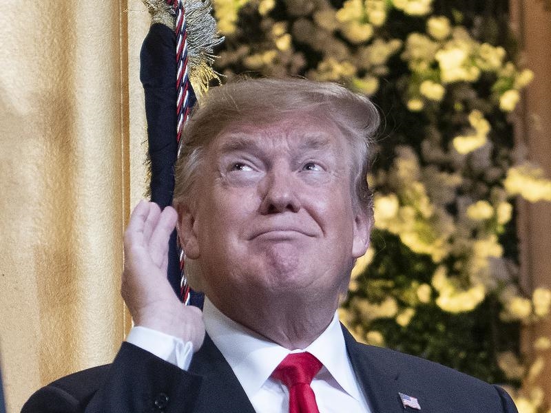 US President Donald Trump claims he's been cleared of "collusion" by the Mueller report.