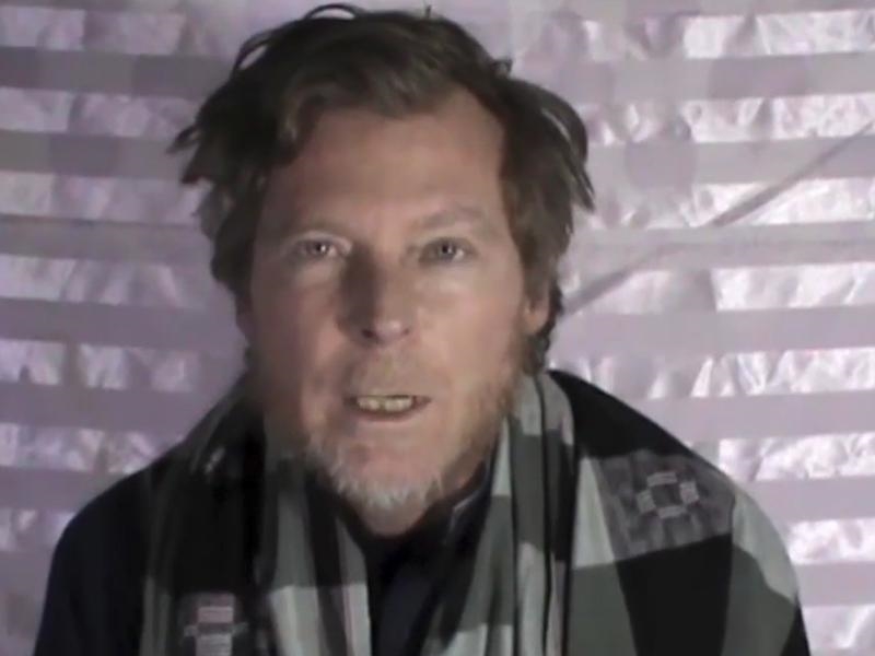 Australian Timothy Weeks during his captivity at the hands of the Taliban. 