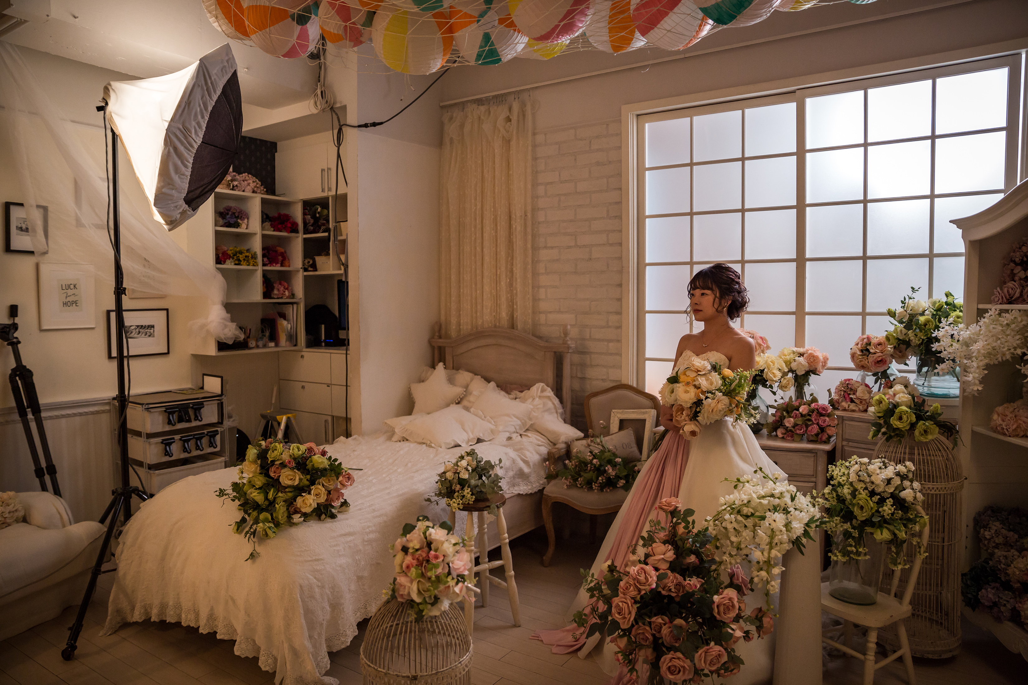 Kanae Ito, 25 and single, prepares for a photo session in Tokyo, Oct. 19, 2018. (Andrea DiCenzo/The New York Times)