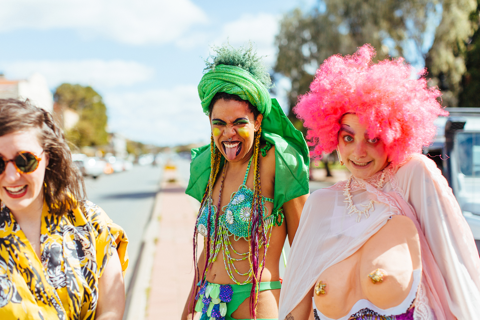 Women at the festival