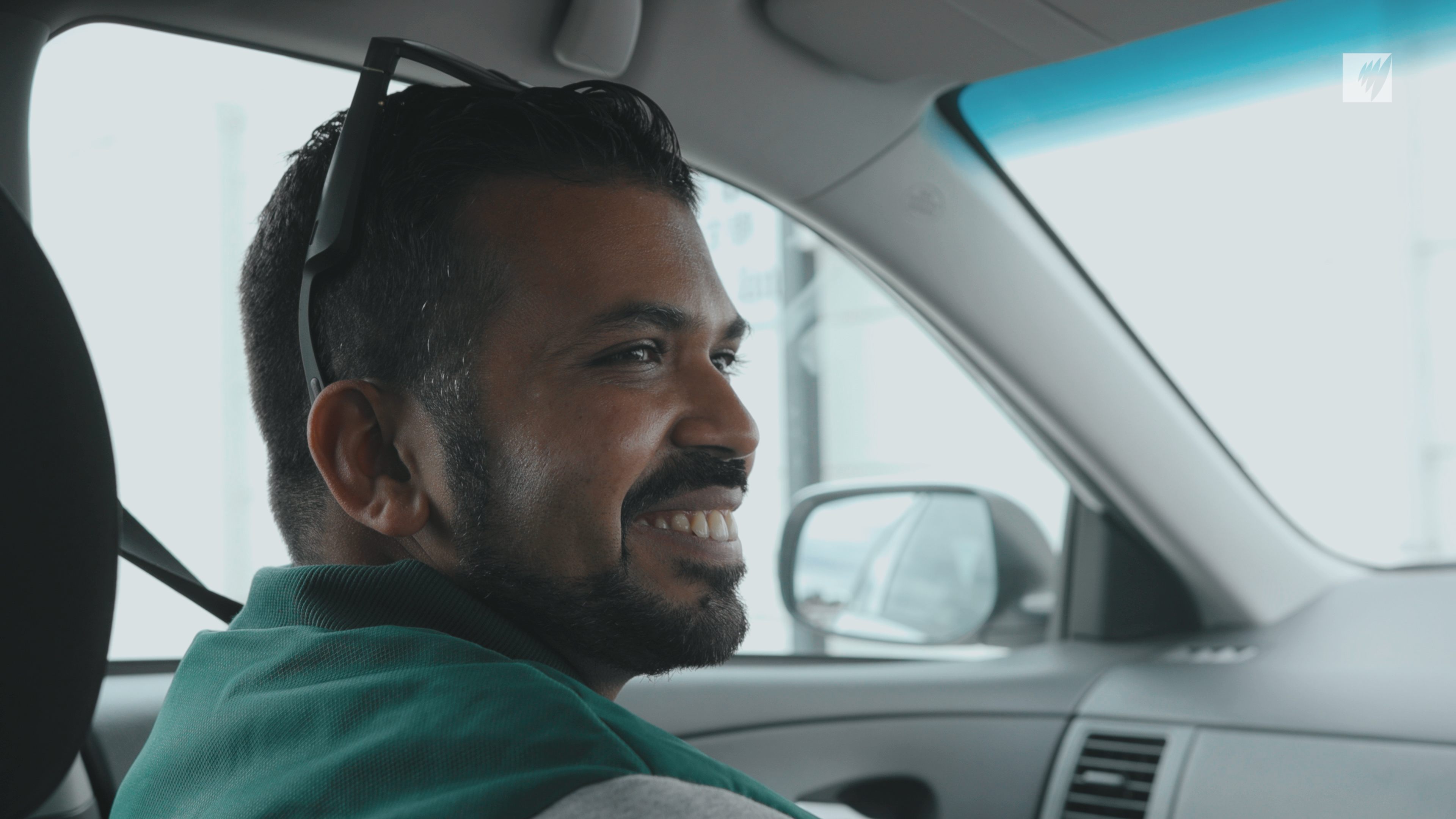 Kasun volunteers his time on the weekend to teach people how to drive.
