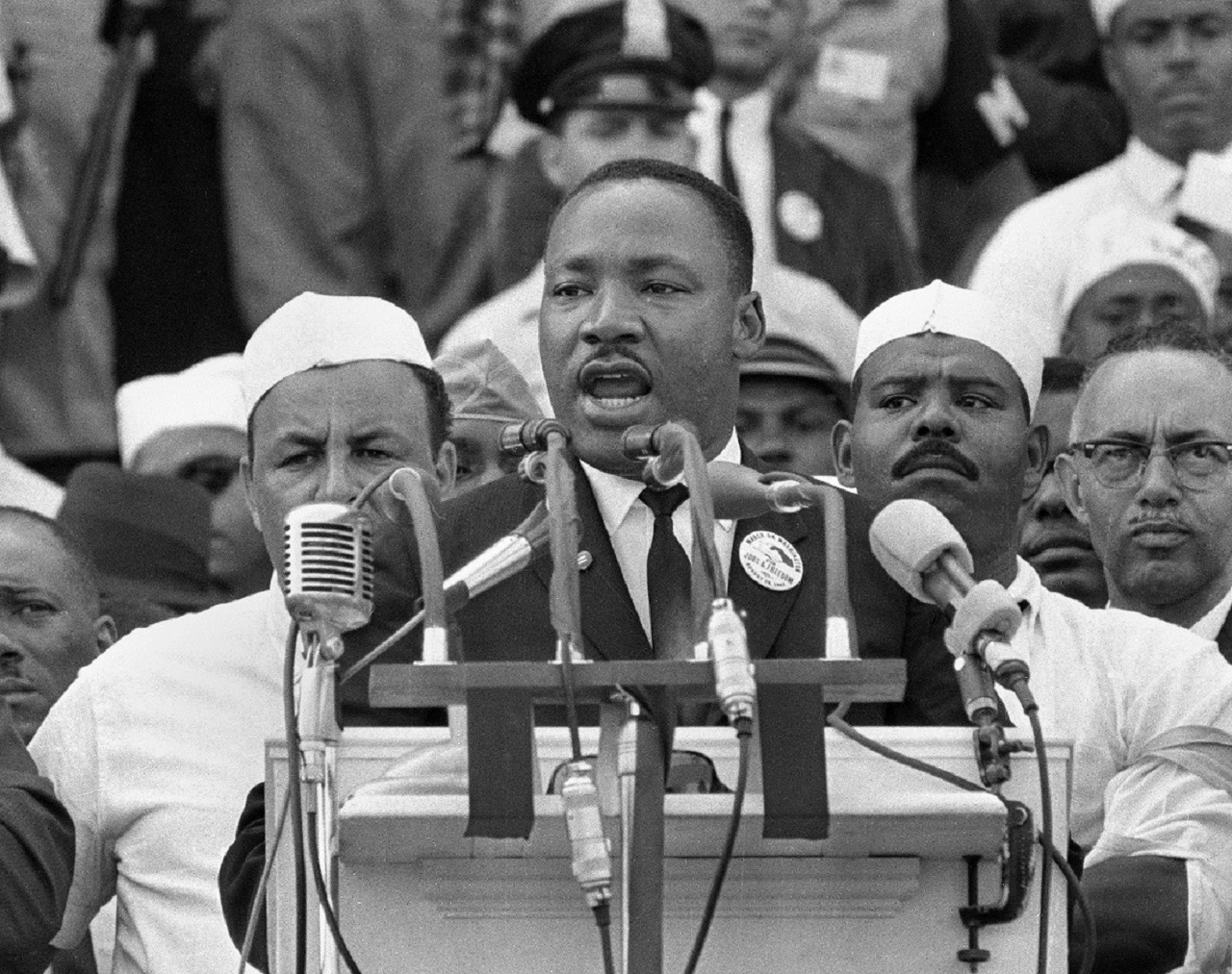 Martin Luther King Jr pictured in 1963.