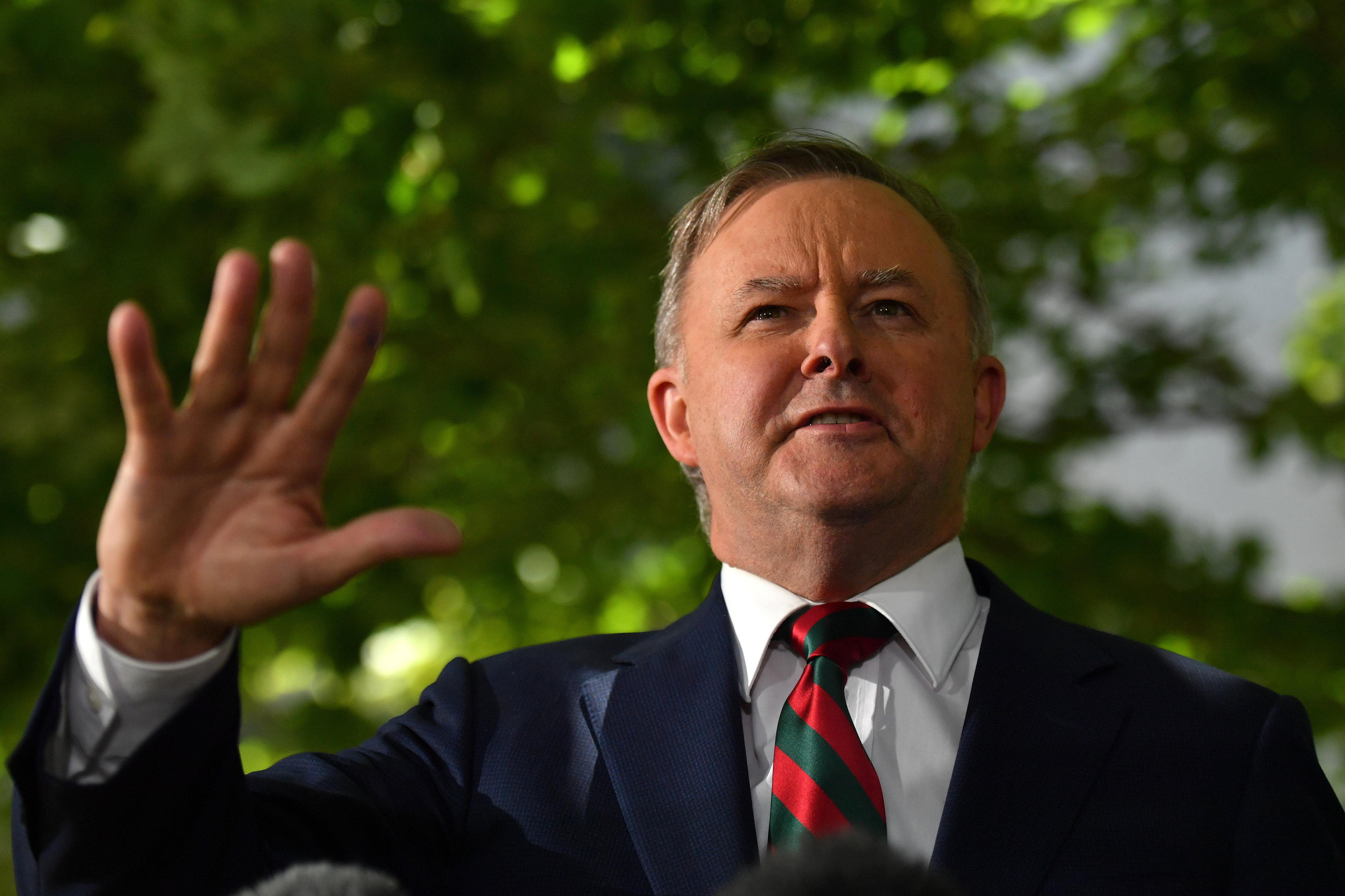 Anthony Albanese is visiting mine workers on his first Queensland tour as Labor leader.