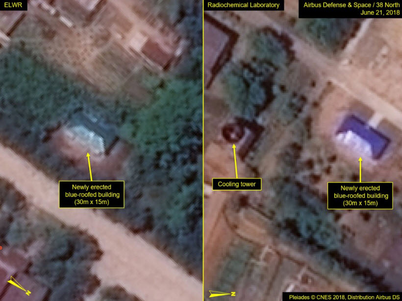 New buildings at the laboratory appear identical in size and design.
