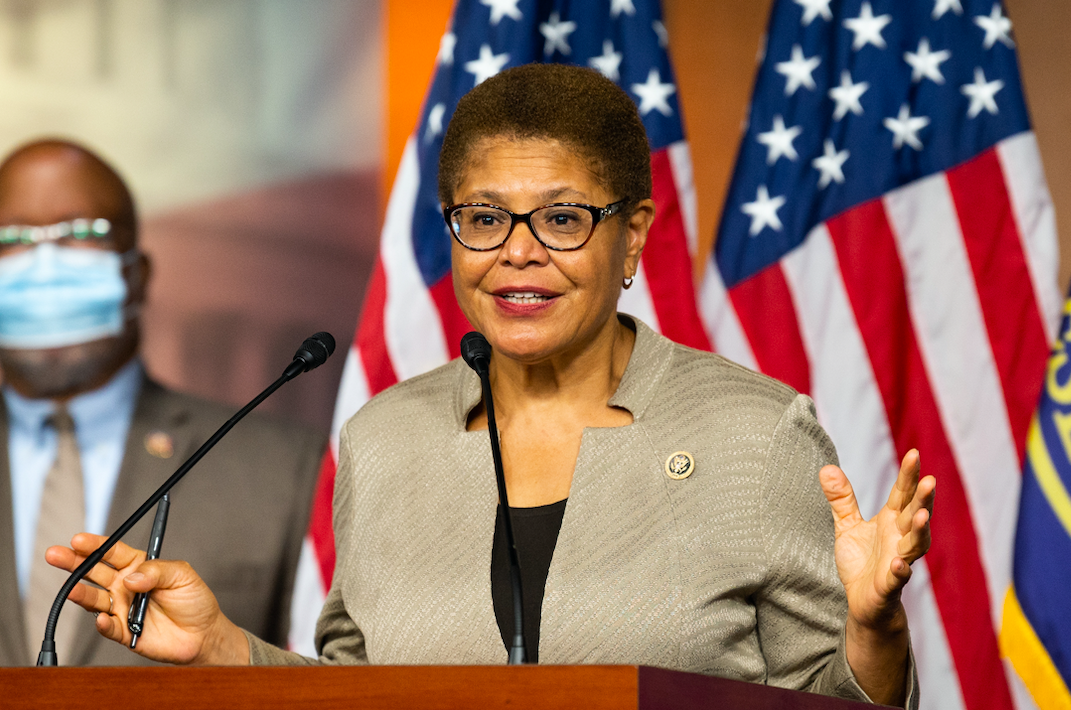 Karen Bass in Washington, DC.
