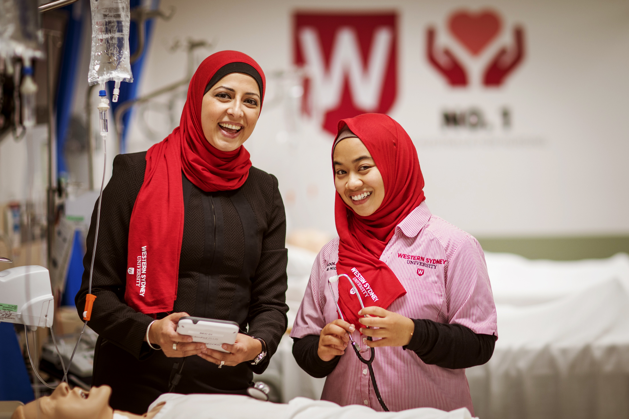 Australian first: Western Sydney University has released a branded hijab for nursing and midwifery students.