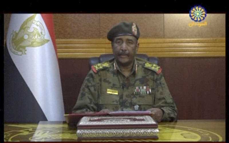 General Abdel Fattah al-Burhan addresses the nation. 