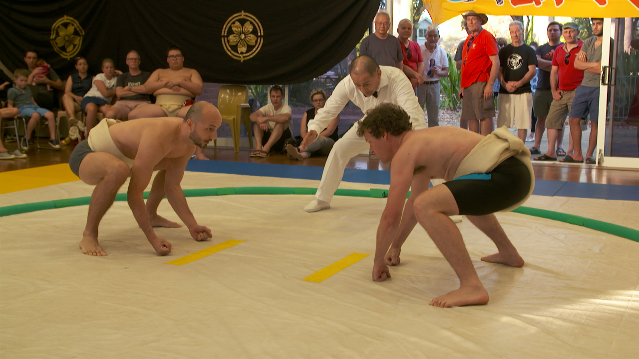Sumo wrestling