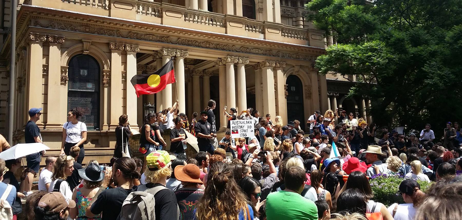 Sydney Town Hall Invasion Day Rally 2016 