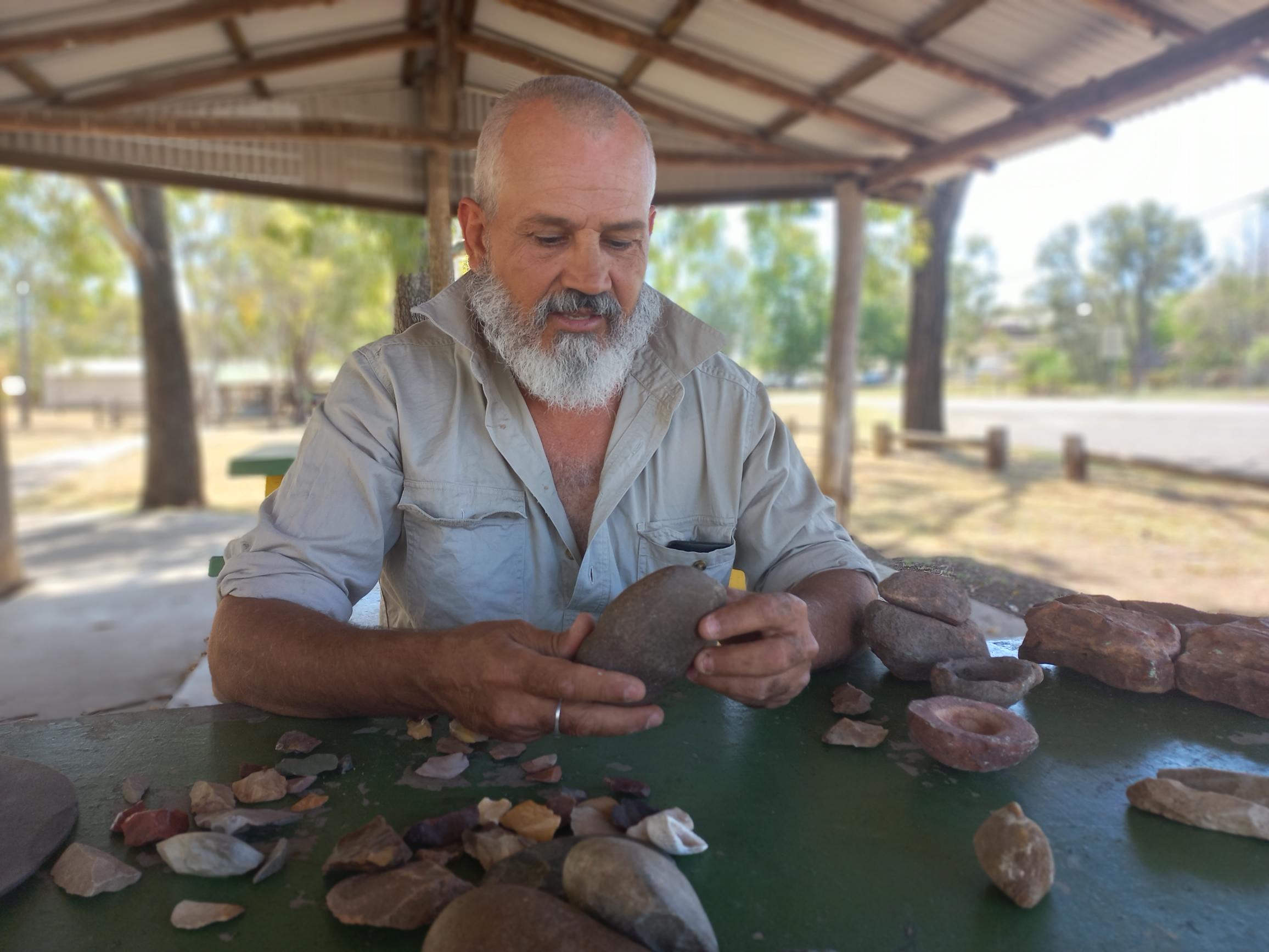 Darryl Black, artefacts, Gayiri Country.