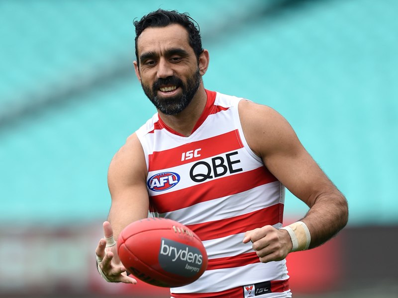 Retired Sydney Swans superstar Adam Goodes