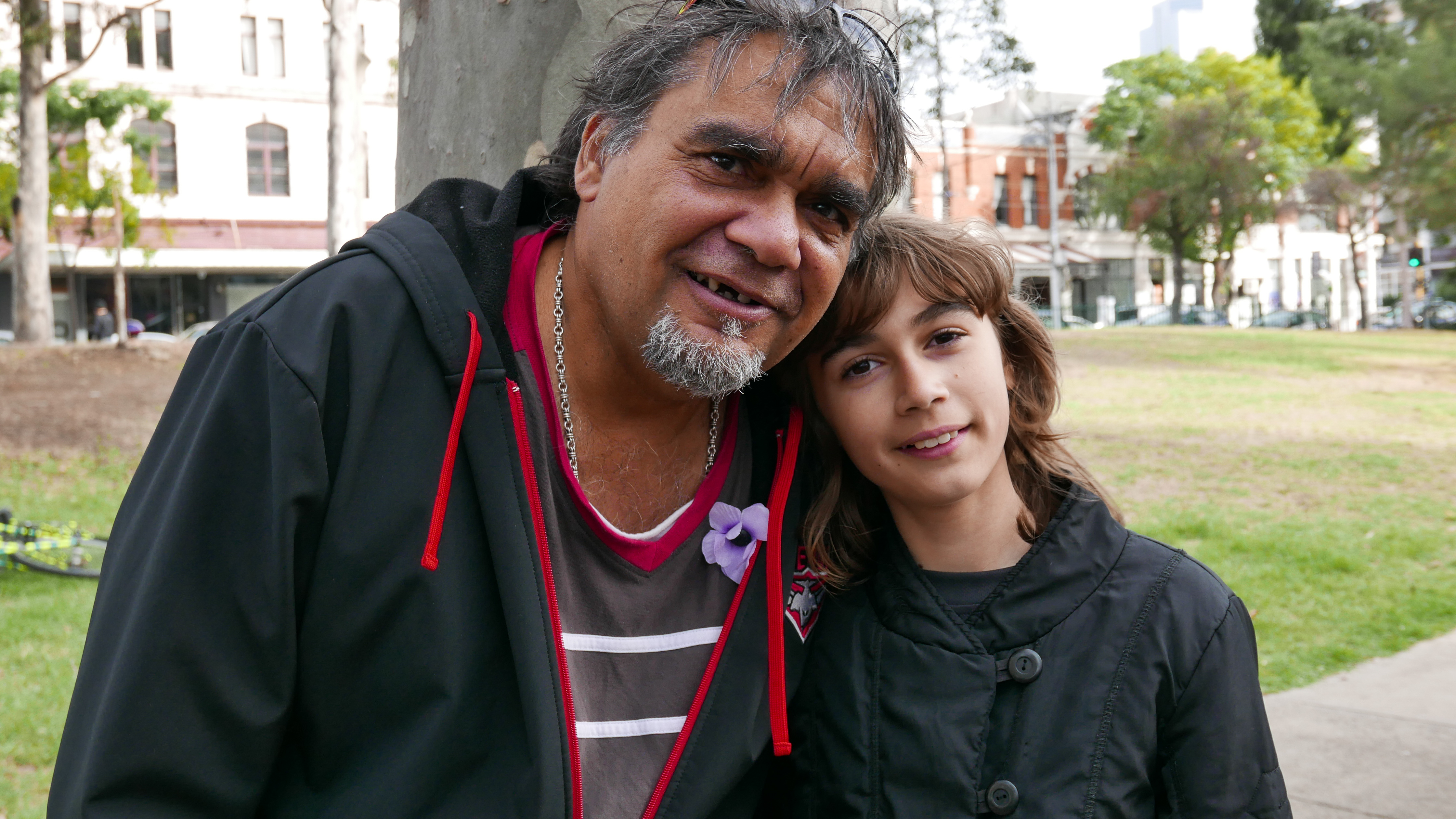 Andrew Travis with his daughter Tahlara 