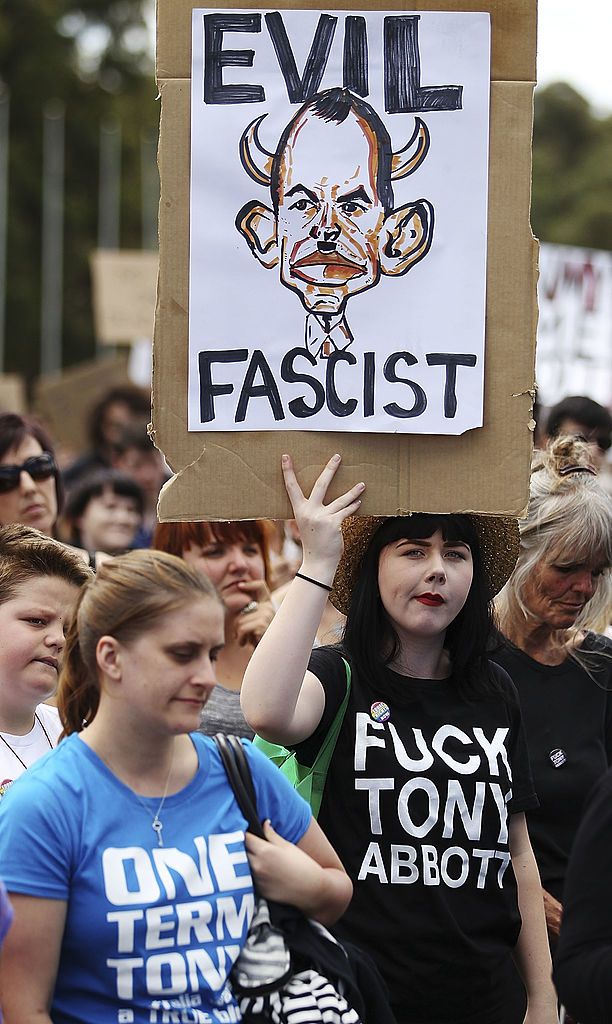 Australians Gather For Grassroots Anti-Government Protests