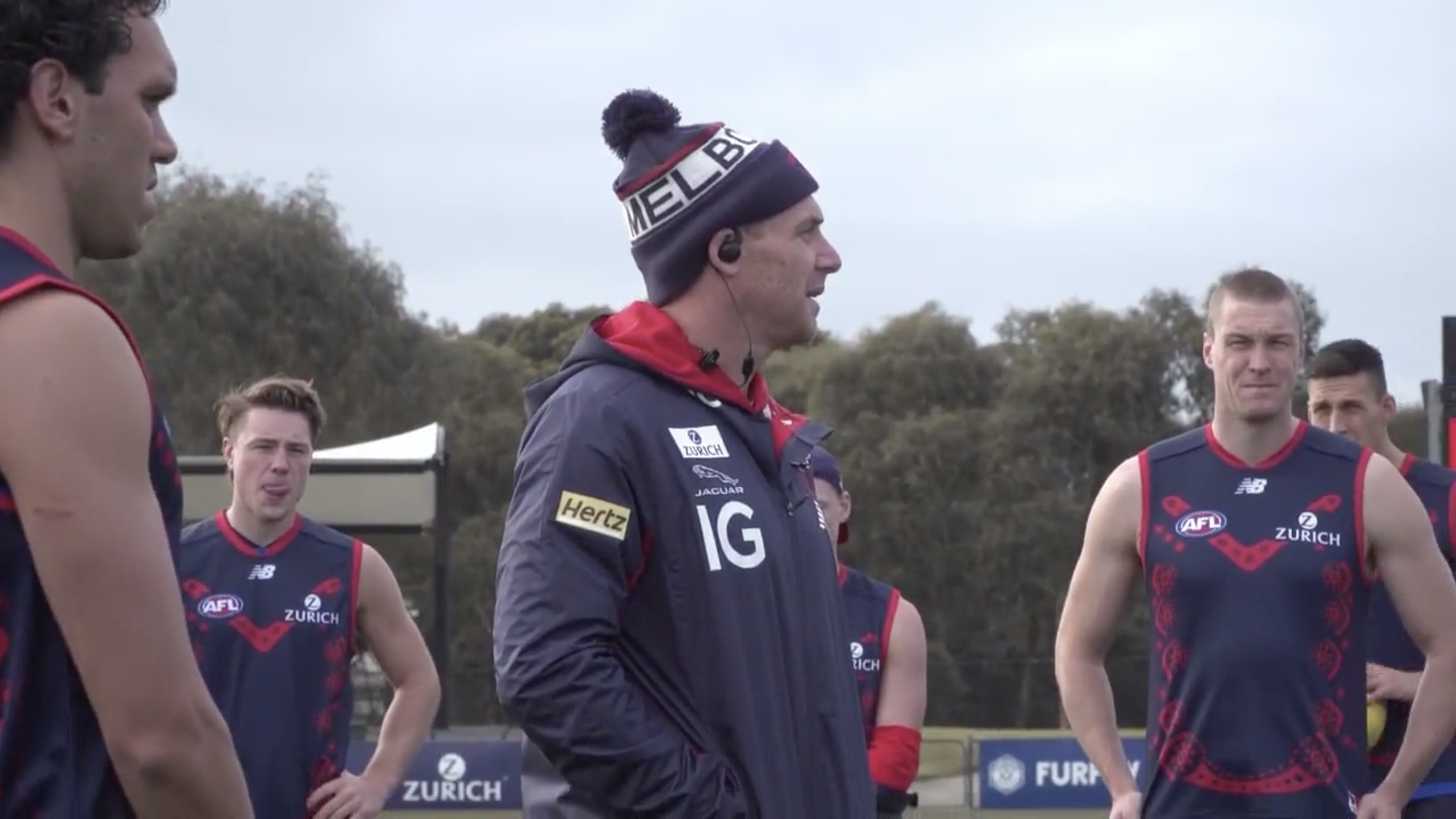 AFL Hall of Famer, and Melbourne Demon's Head Coach, Simon Goodwin delivers a message about the Black Lives Matter movement to his playing group.